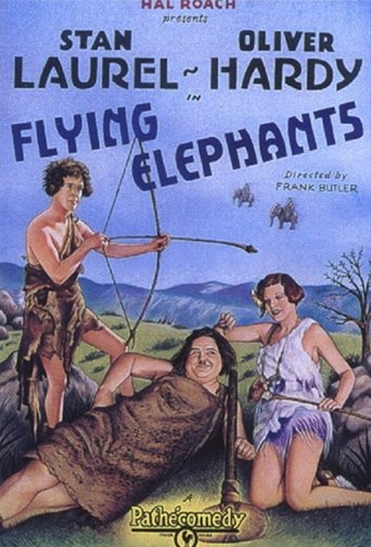 Flying Elephants Poster of Flying Elephants