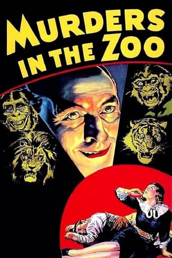 Murders in the Zoo Poster of Murders in the Zoo