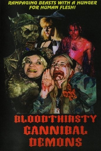 Bloodthirsty Cannibal Demons Poster of Bloodthirsty Cannibal Demons