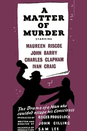 A Matter of Murder Poster of A Matter of Murder