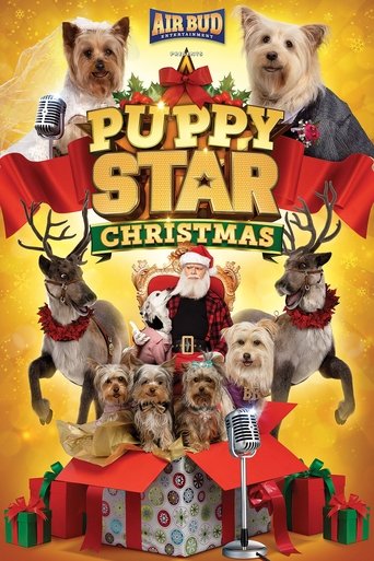 Puppy Star Christmas Poster of Puppy Star Christmas