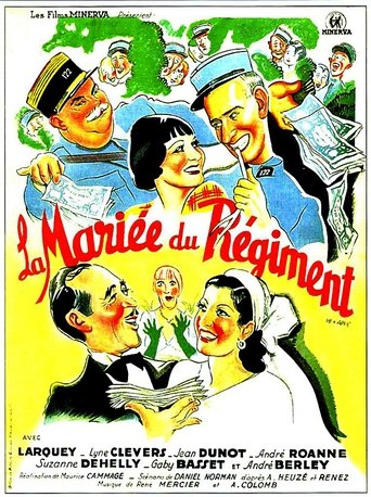 La Mariée du régiment Poster of La Mariée du régiment