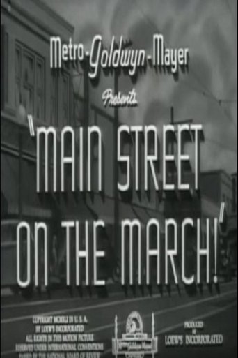 Main Street on the March! Poster of Main Street on the March!