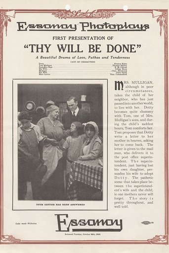 Thy Will Be Done Poster of Thy Will Be Done