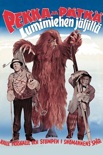 Pekka ja Pätkä lumimiehen jäljillä Poster of Pekka ja Pätkä lumimiehen jäljillä