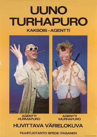 Uuno Turhapuro kaksoisagentti Poster of Uuno Turhapuro kaksoisagentti