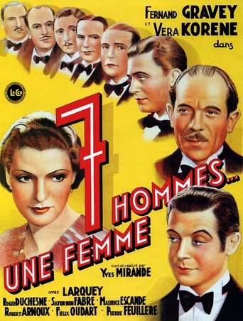 Seven Men, One Woman Poster of Seven Men, One Woman