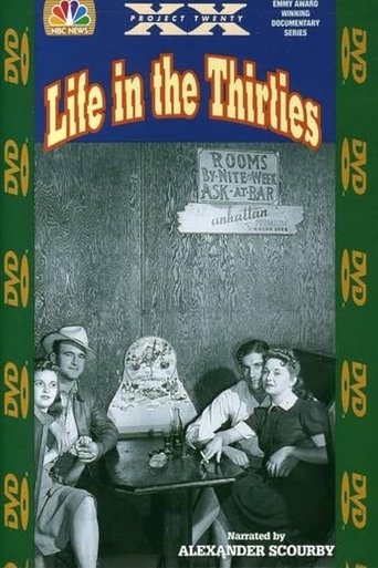 Project XX: Life in the Thirties Poster of Project XX: Life in the Thirties