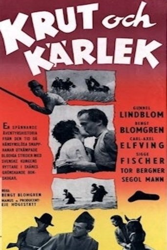 Krut och kärlek Poster of Krut och kärlek