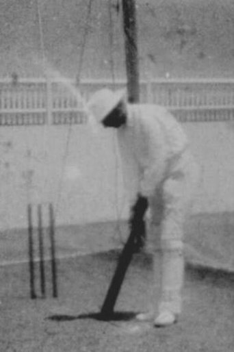 Prince Ranjitsinhji Practising Batting in the Nets Poster of Prince Ranjitsinhji Practising Batting in the Nets