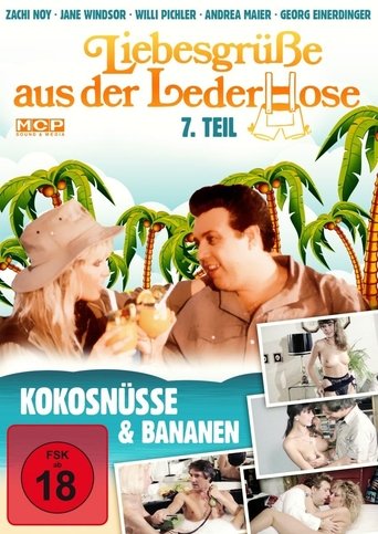 Kokosnüsse und Bananen Poster of Kokosnüsse und Bananen