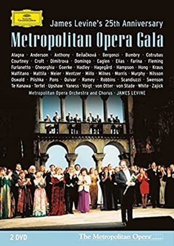 Metropolitan Opera Gala James Levine's 25th Anniversary Poster of Metropolitan Opera Gala James Levine's 25th Anniversary