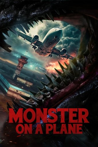 Monster on a Plane Poster of Monster on a Plane