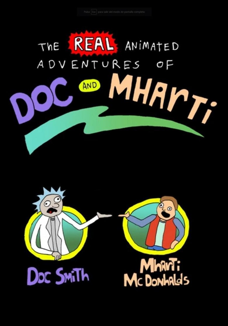 The Real Animated Adventures of Doc and Mharti Poster of The Real Animated Adventures of Doc and Mharti