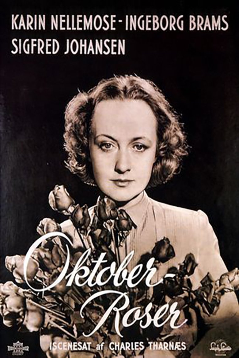 Oktober-roser Poster of Oktober-roser