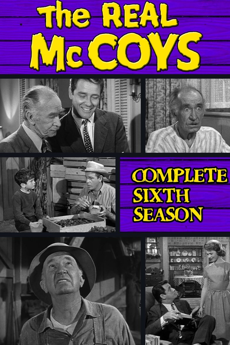 Cast and Crew in The Real McCoys - Season 6 - Episode 30 - Uncle Rightly and the Musical Milker Poster of Cast and Crew in The Real McCoys - Season 6 - Episode 30 - Uncle Rightly and the Musical Milker