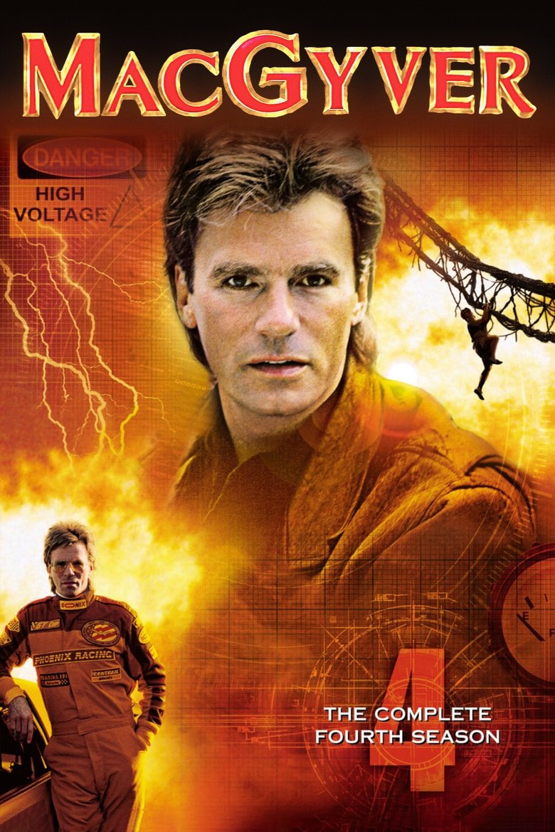 Cast and Crew in MacGyver - Season 4 - Episode 9 - Cleo Rocks Poster of Cast and Crew in MacGyver - Season 4 - Episode 9 - Cleo Rocks