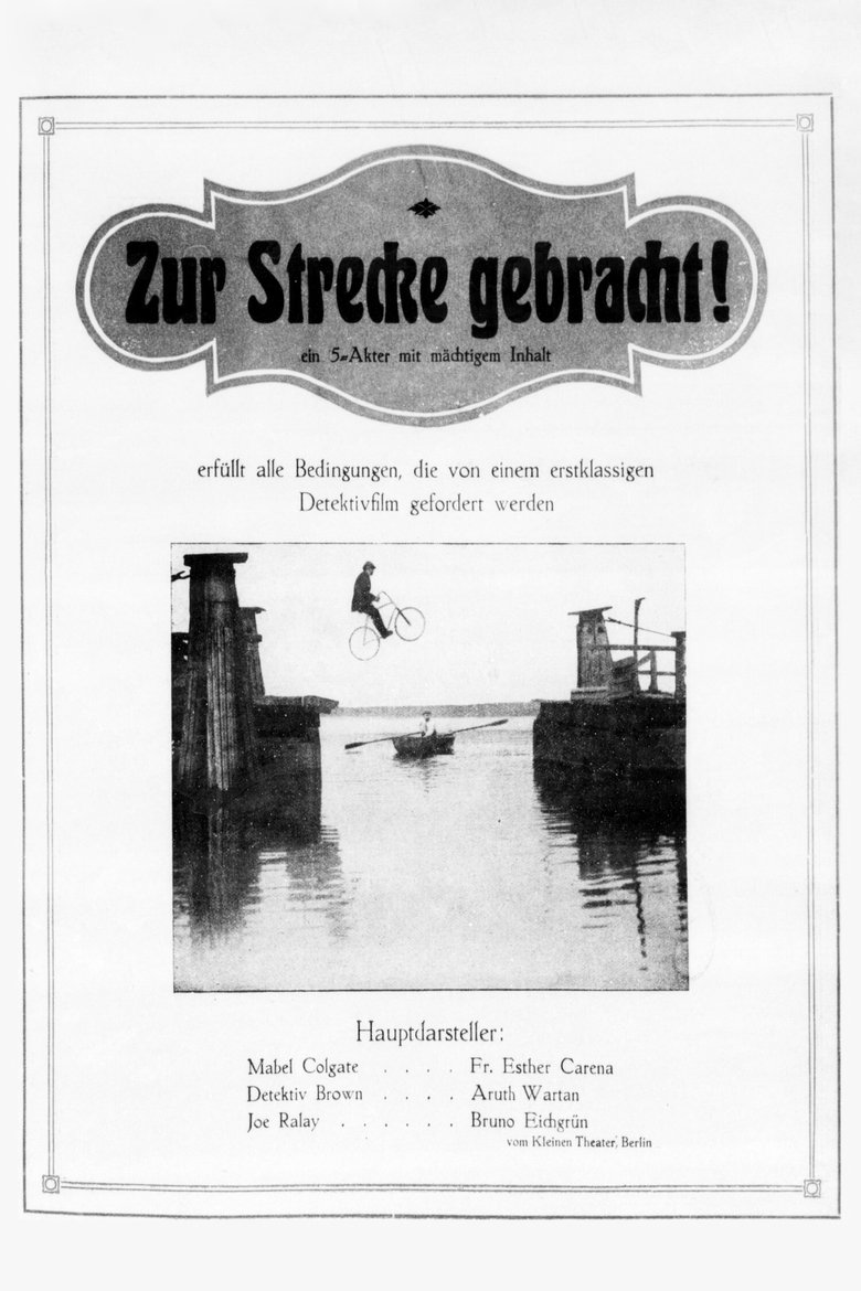Zur Strecke gebracht Poster of Zur Strecke gebracht