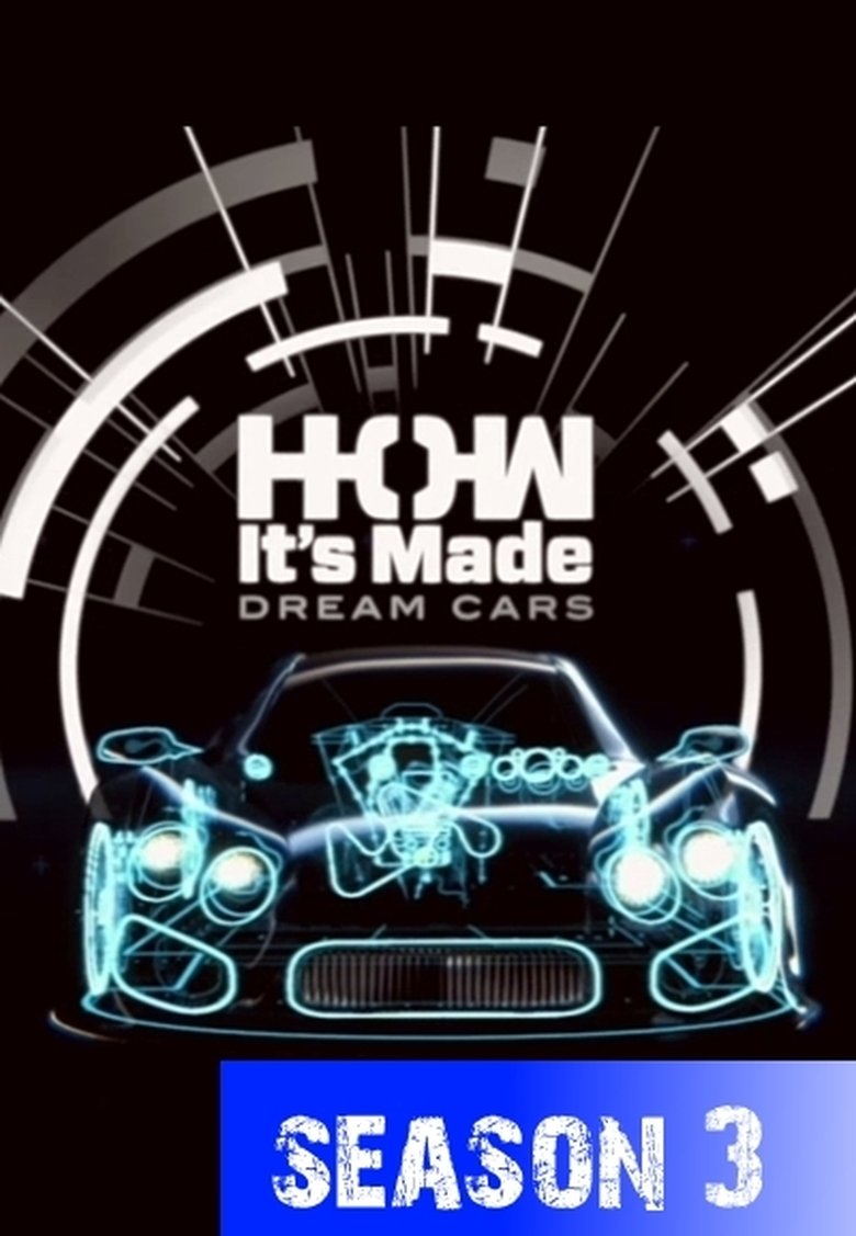 Episodes in How It's Made Dream Cars - Season 3 - Season 3 Poster of Episodes in How It's Made Dream Cars - Season 3 - Season 3