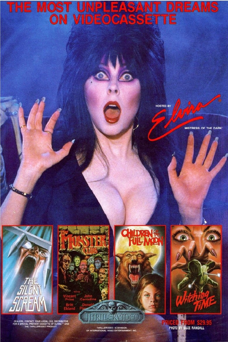Episodes in Elvira's ThrillerVideo - Season 1 - Season 1 Poster of Episodes in Elvira's ThrillerVideo - Season 1 - Season 1