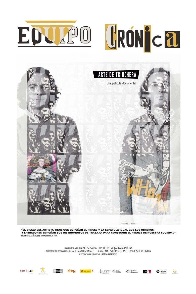 Equipo Crónica. Arte de trinchera Poster of Equipo Crónica. Arte de trinchera