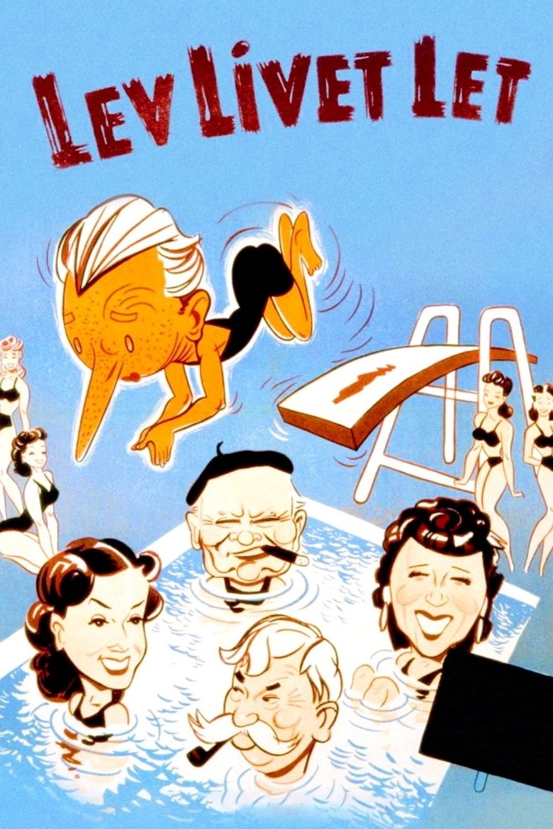 Lev livet let Poster of Lev livet let