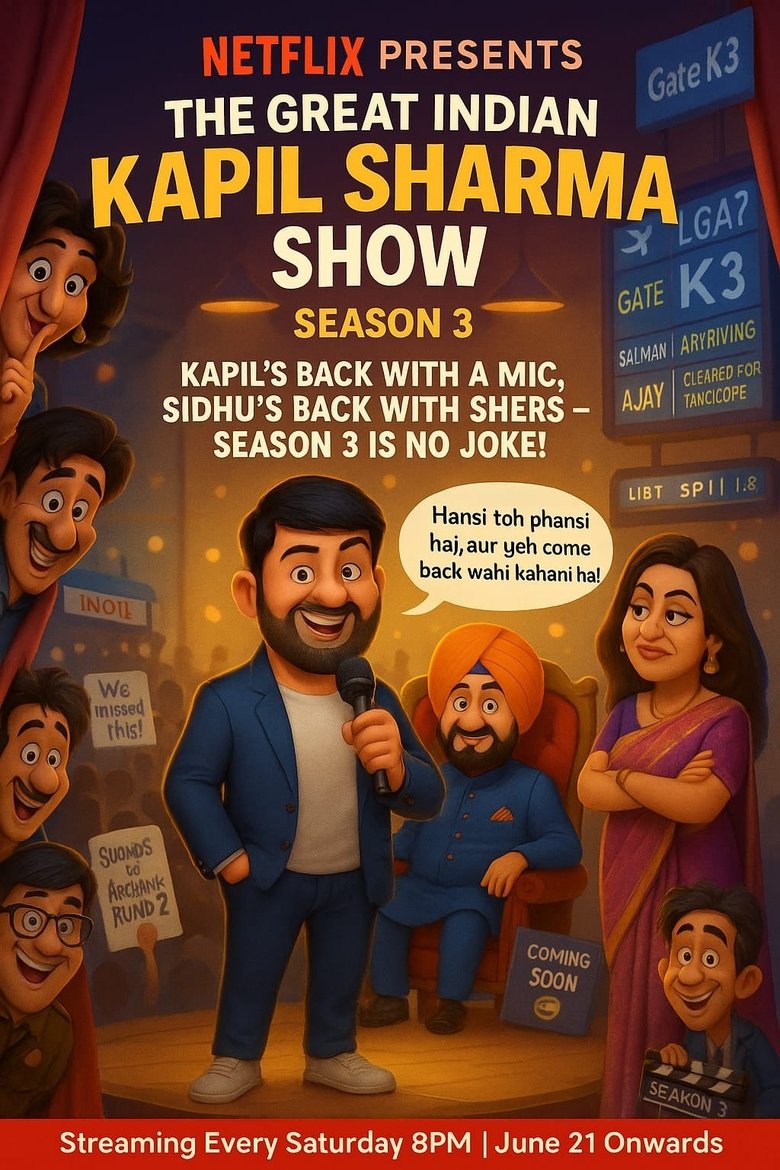 Episodes in The Great Indian Kapil Show - Season 3 - Season 3 Poster of Episodes in The Great Indian Kapil Show - Season 3 - Season 3