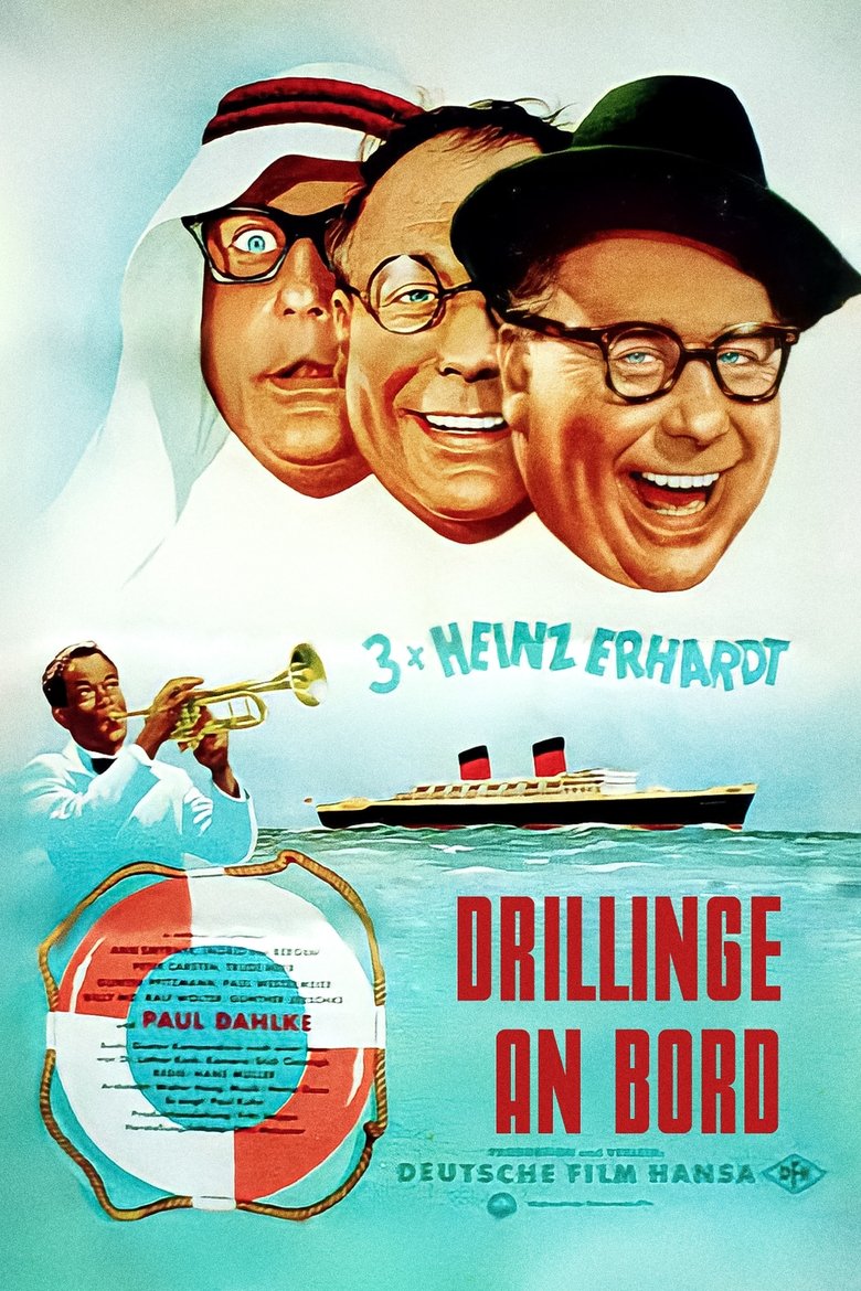 Drillinge an Bord Poster of Drillinge an Bord