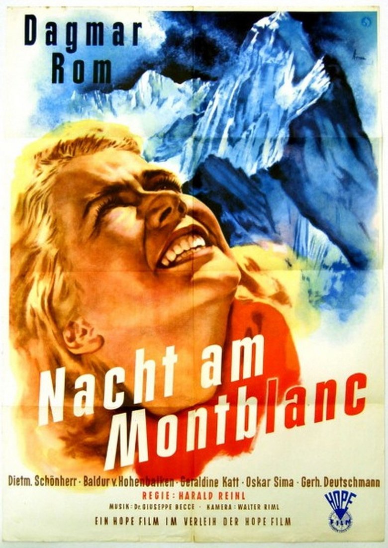 Nacht am Mont-Blanc Poster of Nacht am Mont-Blanc