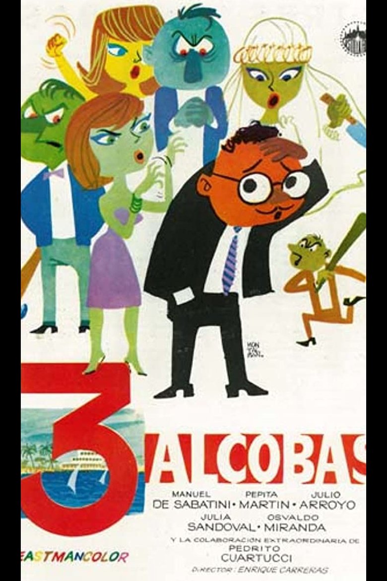 Tres alcobas Poster of Tres alcobas
