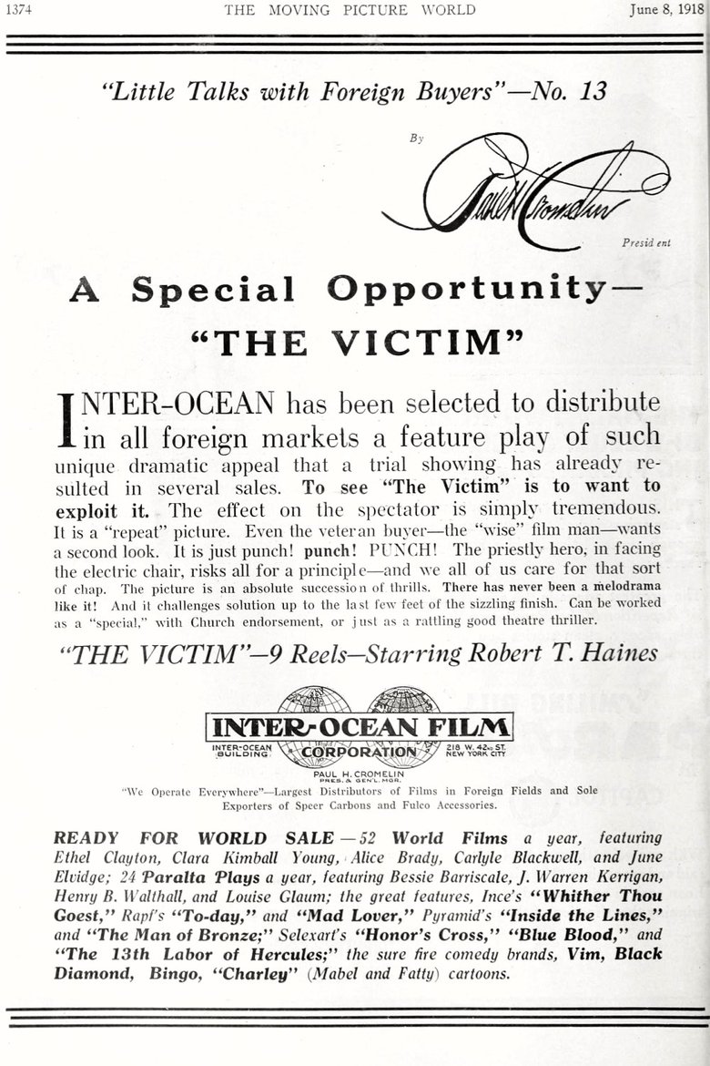 The Victim Poster of The Victim