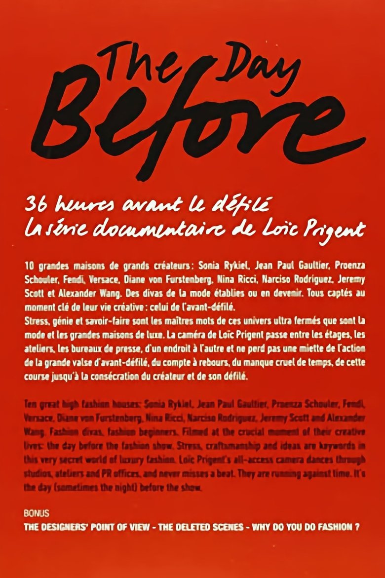 The Day Before Poster of The Day Before