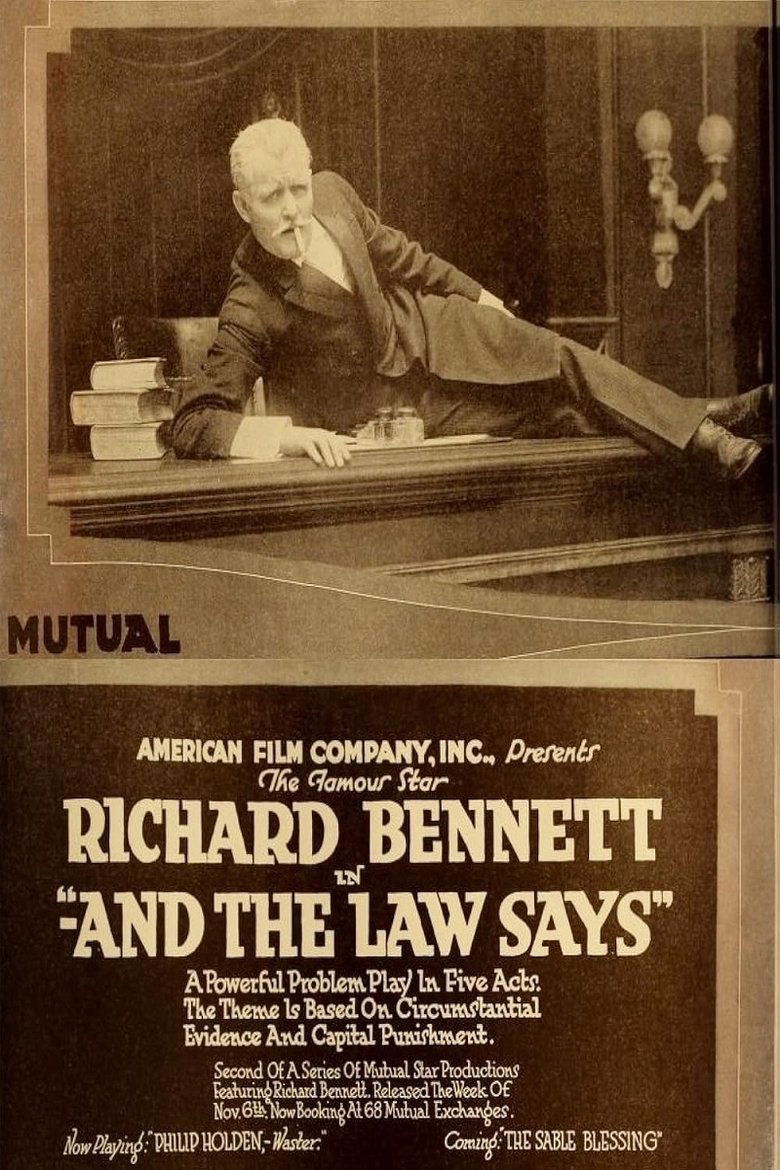And the Law Says Poster of And the Law Says