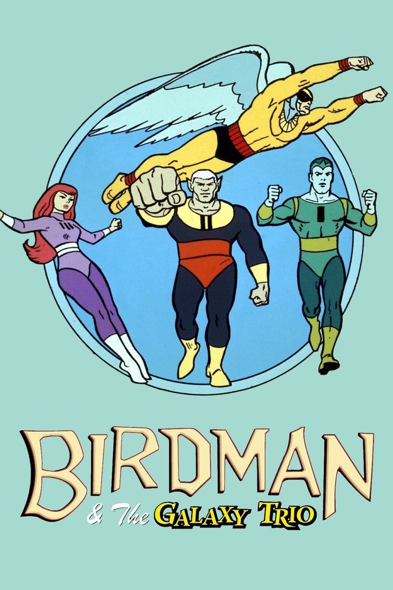 Birdman and the Galaxy Trio Poster of Birdman and the Galaxy Trio