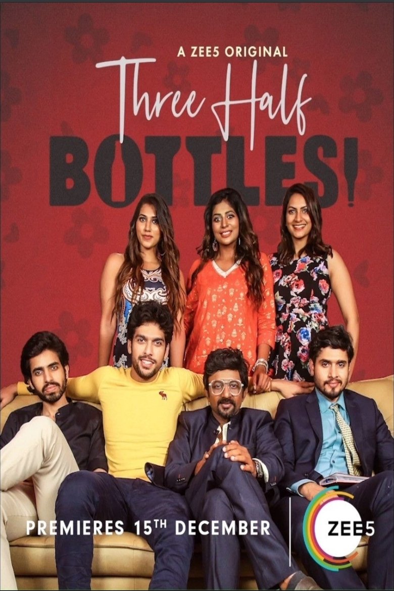 Three Half Bottles Poster of Three Half Bottles