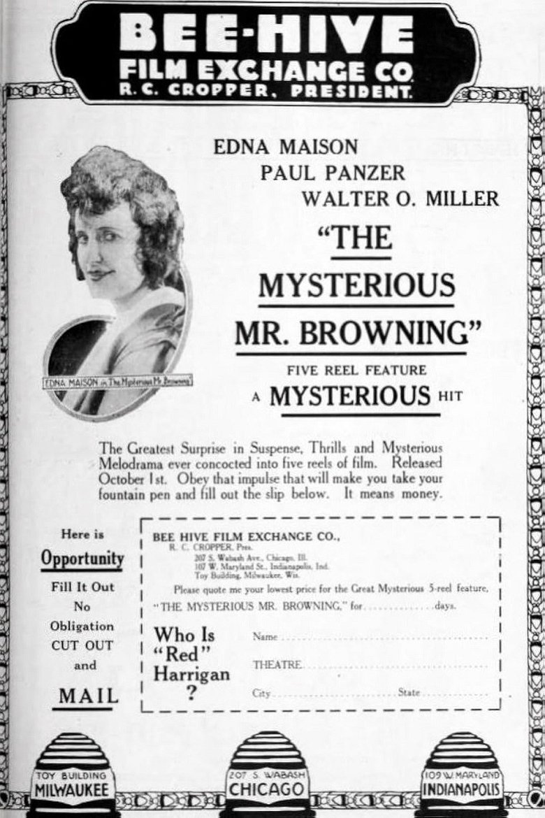 The Mysterious Mr. Browning Poster of The Mysterious Mr. Browning