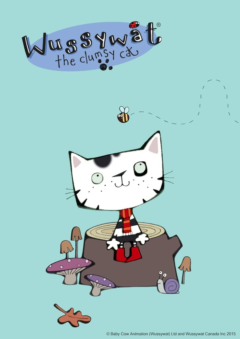Wussywat the Clumsy Cat Poster of Wussywat the Clumsy Cat