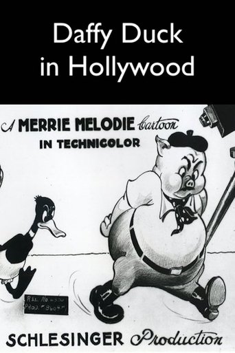 Poster of Daffy Duck in Hollywood