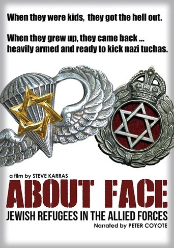 Poster of About Face: Jewish Refugees in the Allied Forces