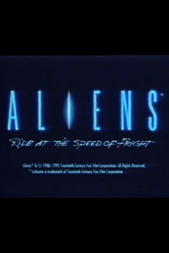 Poster of Aliens: Ride at the Speed of Fright