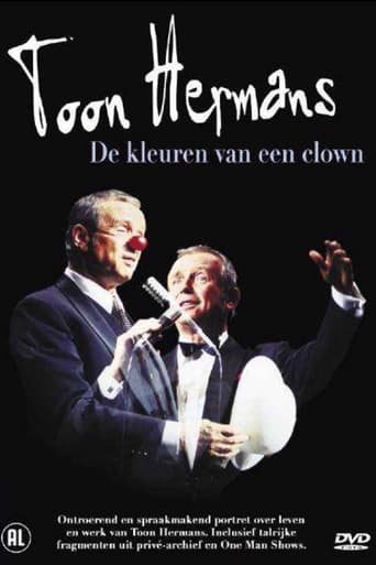 Poster of Toon Hermans, de kleuren van een clown