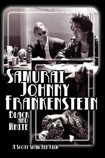 Poster of Samurai Johnny Frankenstein Black and White