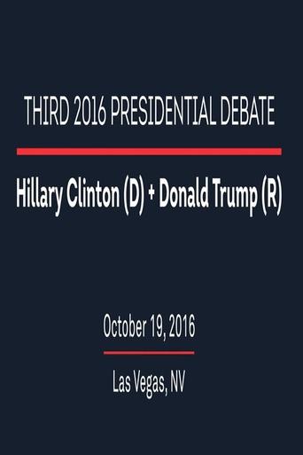 Poster of 2016 Third Presidential Debate