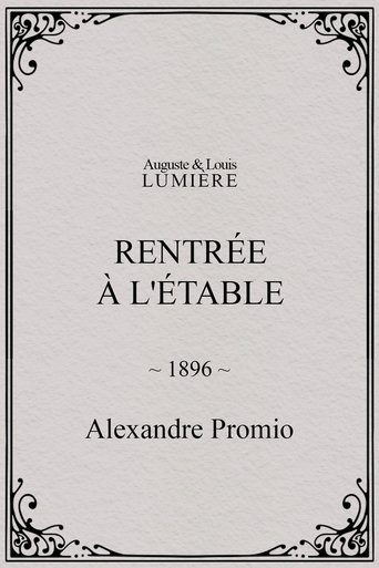 Poster of Rentrée à l'étable