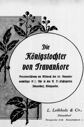 Poster of Die Königstochter von Travankore