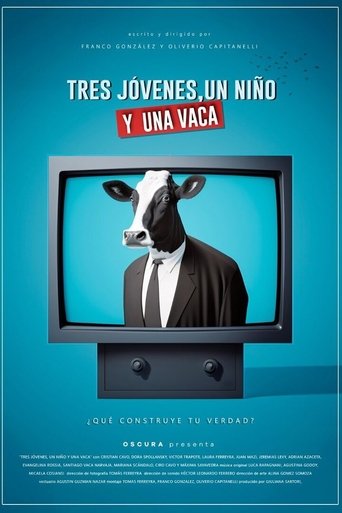 Poster of Tres jóvenes, un niño y una vaca