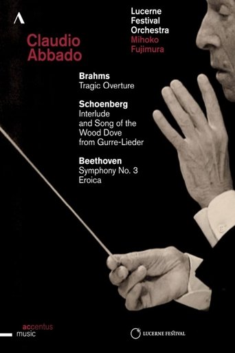 Poster of Claudio Abbado conducts Brahms, Schoenberg & Beethoven - Lucerne Festival Opening Concert