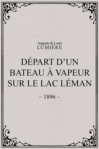 Poster of Départ d’un bateau à vapeur sur le lac Léman