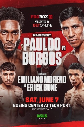 Poster of Justin Pauldo vs. Juan Carlos Burgos