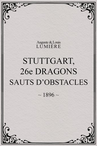 Poster of Stuttgart : 26ème dragons. Sauts d’obstacles